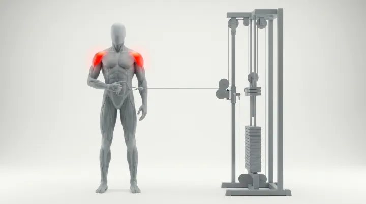 Form animation: Cable shoulder external rotation