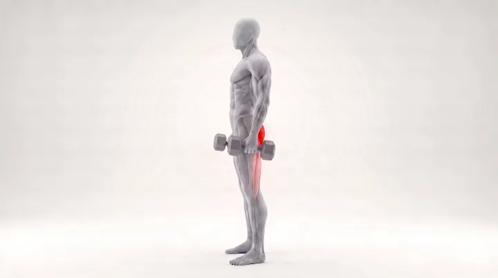 Form animation: Speed Romanian deadlift