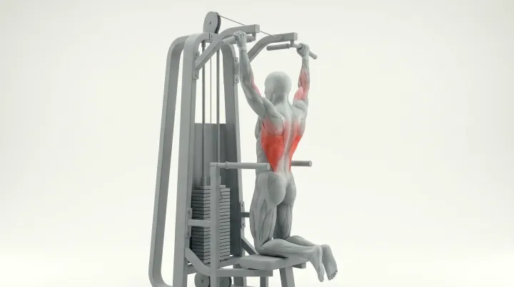 Form animation: Machine-assisted pull-up