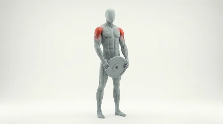Form animation: Plate front raise