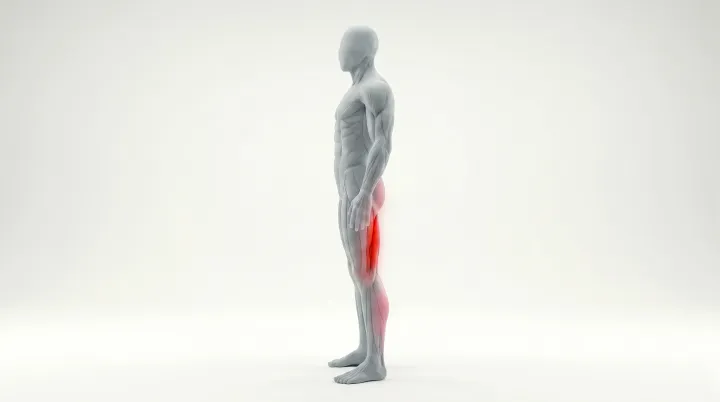 Form animation: Hip hinge with hamstring sweeps