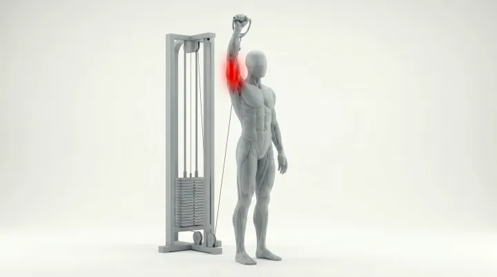 Form animation: Single-arm overhead cable extension